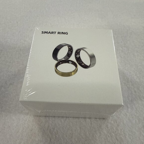 Silver Smart Ring Size 8 Silver Health And Fitness Tracker New Unopened - Picture 4 of 4